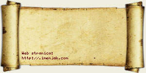 Una Jačović vizit kartica